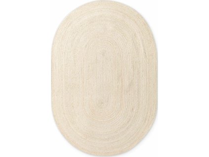 Kusový koberec Jute Braided 106007 Ivory ovál (Rozměry koberců 160x230 ovál)