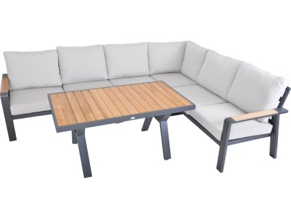 ROTTERDAM rohová hliníková souprava