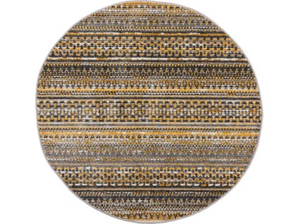 Kusový koberec Santiago Camino Yellow kruh (Rozměry koberců 140x140 (průměr) kruh)