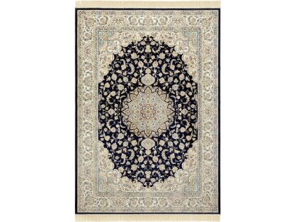 Kusový koberec Naveh 104378 Darkblue/Cream (Rozměry koberců 95x140)