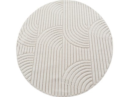 Kusový koberec Helix 2201 cream kruh (Rozměry koberců 120x120)