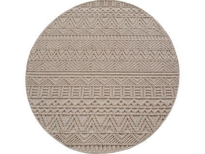 Kusový koberec Helix 2202 beige kruh (Rozměry koberců 120x120)