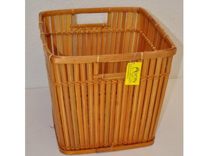 Košík bambusový natural střední