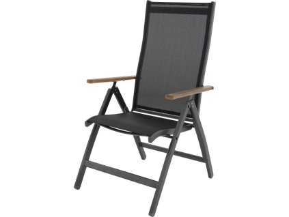 expert wood plus hlinikove polohovaci zahradni kreslo