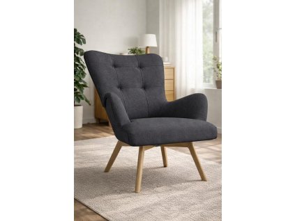 Křeslo Paris šedé Aston 17