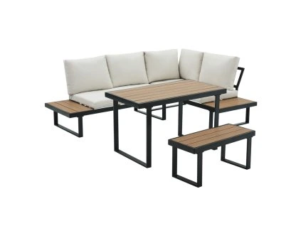 flojd zahradny set cierna krem 1