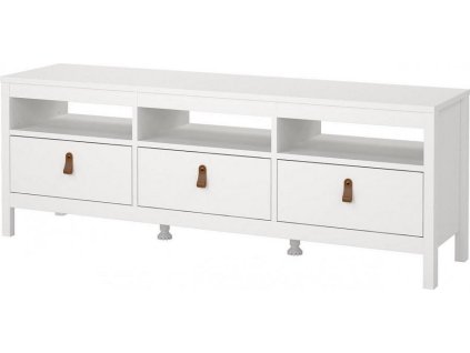 TV Stolek Real bílá
