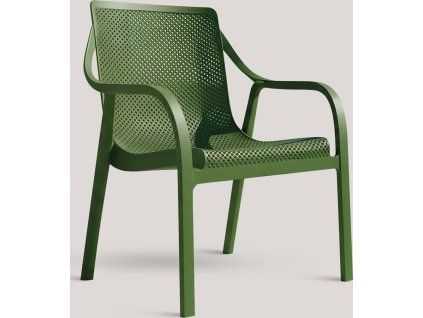 Křesílko MADRID (Odstín polypropylen fg olive green)