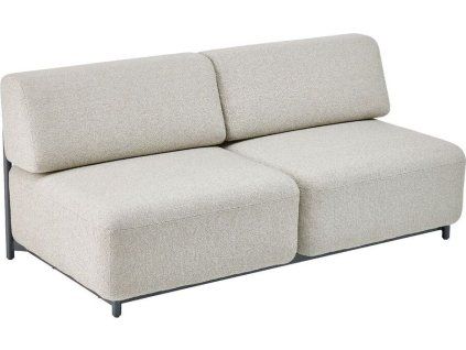 tribe 0107940 7820 lounge 2 sitzer anthrazit matt boucle beige object