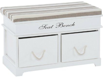 lavica seat bench svetlohneda pasik