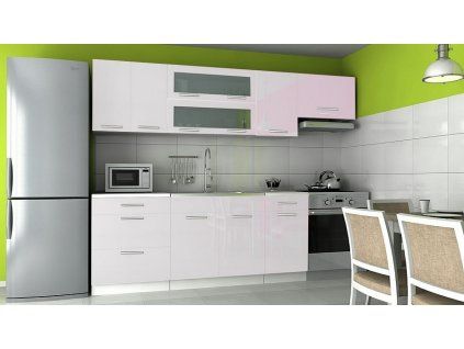 Kuchyňská linka Dakota 240/180 bílý lesk