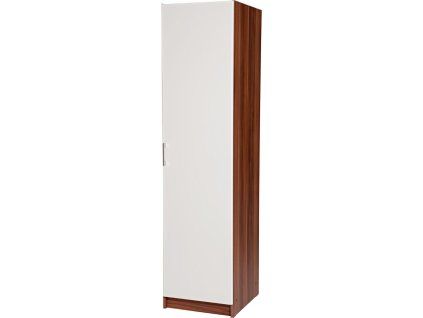 Skříň ESO 1dveřová 61510 ořech/bílá