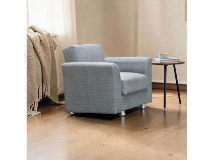 Křeslo PALAS 1F (Varianta BEZ 501 tm.šedá)