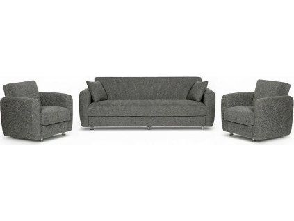 Sedací souprava PRIME 3R+1+1 (Varianta Ecem Grey)