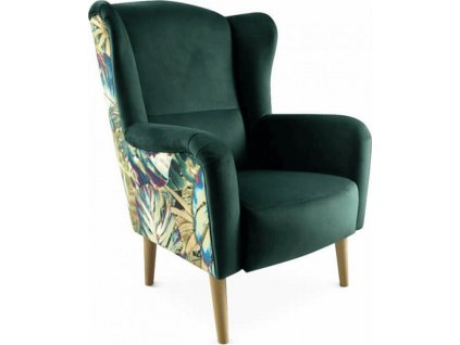 kreslo dizajnova smaragdova belek 04