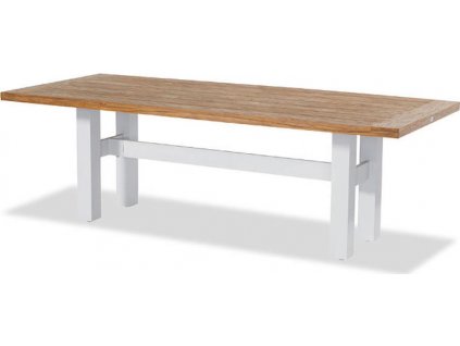 Záhradný stôl YASMANI 300x100 - Biela