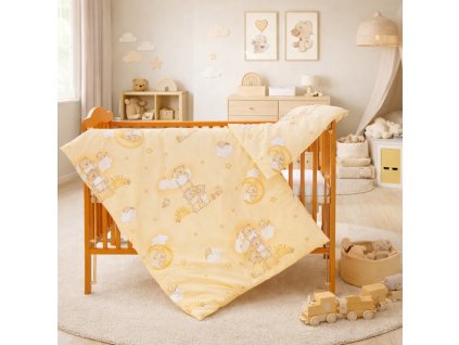 553 povleceni do postylky 2dilne scarlett mracek bezova 90 x 120 cm