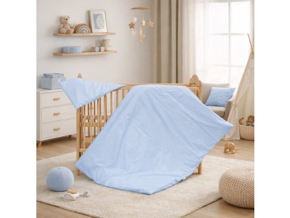 2605 povleceni do postylky 2dilne scarlett blanka modra 100 x 135 cm