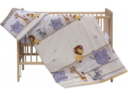 2908 1 povleceni do postylky 2dilne scarlett zoo bezove 90 x 120 cm