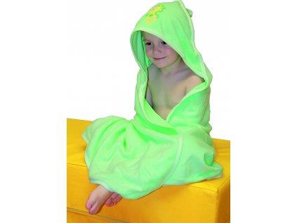 Froté ručník - Scarlett zajíc s kapucí - zelená