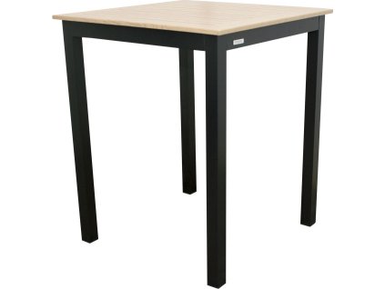expert wood antracit gastro barovy hlinikovy stul 90x90x110cm