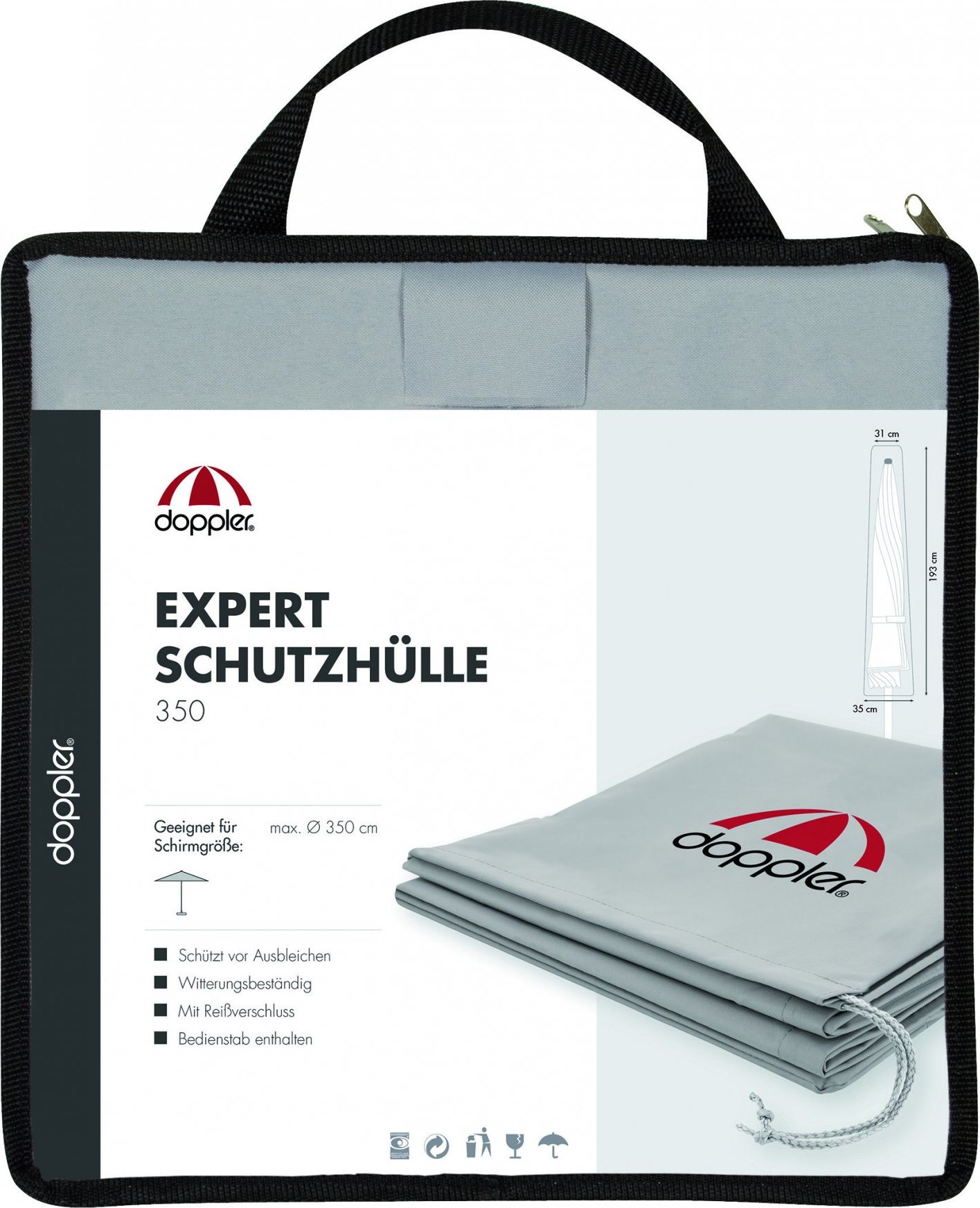 Doppler EXPERT - ochranný obal pro slunečníky do 3,5m