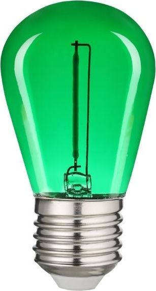 LTC umělý ratan Avide Retro barevná LED žárovka E27 0,6W 50lm zelená, filament, na zahradu