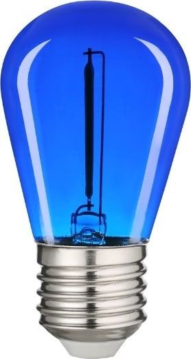 LTC umělý ratan Avide Retro barevná LED žárovka E27 0,6W 50lm modrá, filament, na zahradu