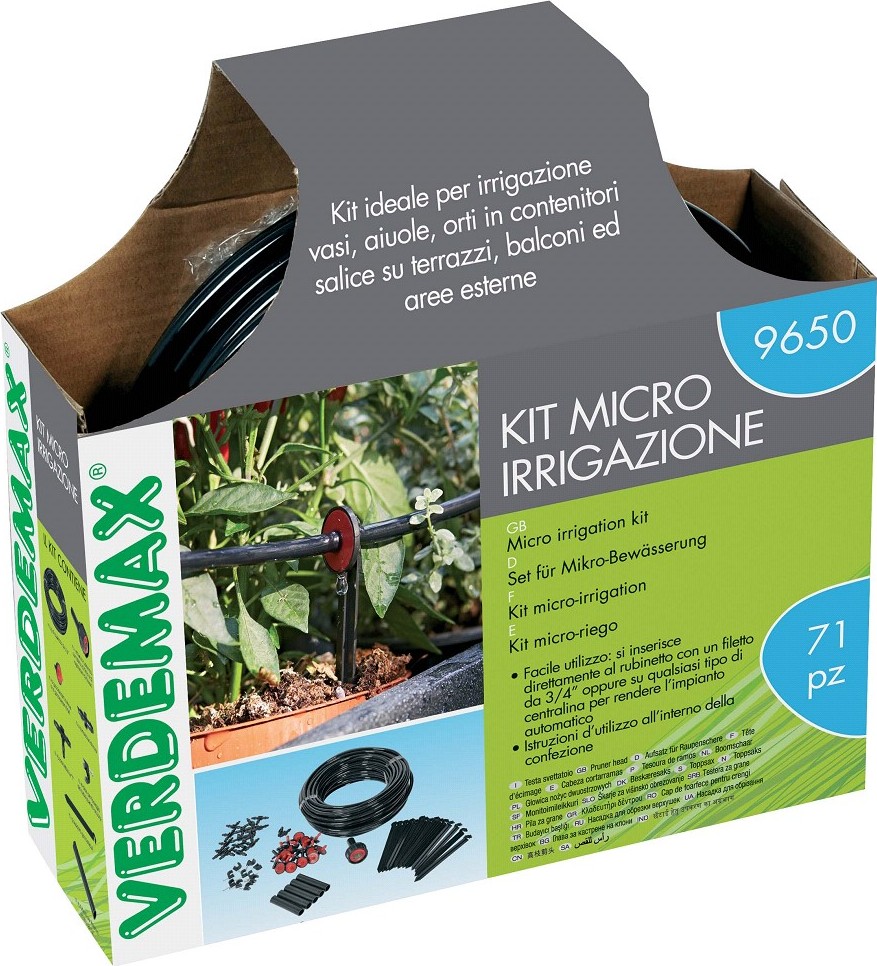 V-garden VERDEMAX micro zavlaž. sada 9650, na zahradu