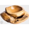 Ručně vyrobená dřevěná miska Dominika