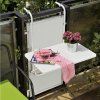 zavesny stolik na balkon 40 x 60 cm patio 1