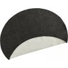 Kusový koberec Twin-Wendeteppiche 103096 black cream kruh – na ven i na doma (Rozměry koberců 140x140 (průměr) kruh)