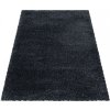 Kusový koberec Fluffy Shaggy 3500 anthrazit (Rozměry koberců 60x110)