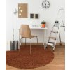 Kusový koberec Life Shaggy 1500 terra kruh (Rozměry koberců 80x80 (průměr) kruh)