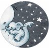 Dětský kusový koberec Kids 560 blue kruh (Rozměry koberců 120x120 (průměr) kruh)