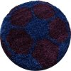 Dětský kusový koberec Fun 6001 navy (Rozměry koberců 100x100 (průměr) kruh)