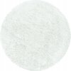 Kusový koberec Fluffy Shaggy 3500 white kruh (Rozměry koberců 80x80 (průměr) kruh)
