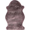 Kusový koberec Samba 495 Mauve (tvar kožešiny) (Rozměry koberců 55x85 tvar kožešiny)