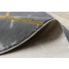 Kusový koberec Emerald geometric 1012 grey and gold kruh (Rozměry koberců 120x120 (průměr) kruh)