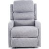 Čalouněné křeslo rozkládací PEGY šedá