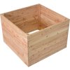 záhon vyvýšený PREMIUM MODŘÍN 70x70x50cm dřevěný
