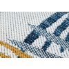 Kusový koberec Cooper Sisal Palm leaves 22258 ecru/navy – na ven i na doma (Rozměry koberců 120x170)