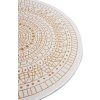 Kusový koberec Twin-Wendeteppiche 105797 Ochre kruh – na ven i na doma (Rozměry koberců 200x200 (průměr) kruh)