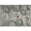 Kusový koberec Circles grey (Rozměry koberců 160x230)