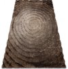 Kusový koberec Flim 008-B7 Circles brown (Rozměry koberců 80x150)