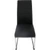 vatena jedalenska stolicka cierna chrom 01