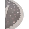 Dětský koberec Adventures 105969 Cream Grey kruh (Rozměry koberců 100x100 (průměr) kruh)