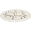 Kusový koberec Berber Tetuan B751 cream kruh (Rozměry koberců 120x120 (průměr) kruh)