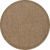 Kusový koberec Giza 1410 Brown kruh (Rozměry koberců 120x120 (průměr) kruh)