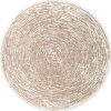 Kusový koberec Gloria Cavallo 106258 Creme Beige kruh (Rozměry koberců 120x120 (průměr) kruh)